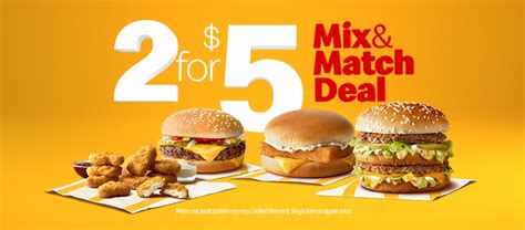 ) The BOGO deal includes the following menu items Regular price varies by location. . Mcdonalds specials today 2023 near me